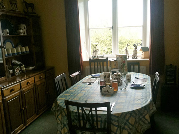 Dining Area – Bed and Breakfast at Manor Farm, West Sussex